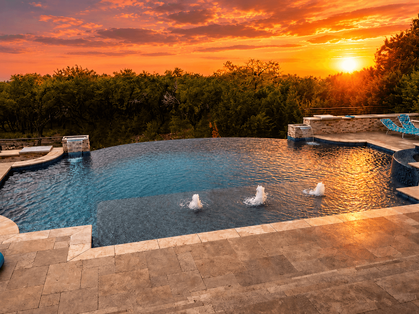 Hill Country Infinity — custom pool in Austin, TX