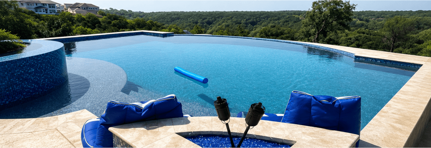 Palm Backyard Resort — custom pool in Pflugerville, TX